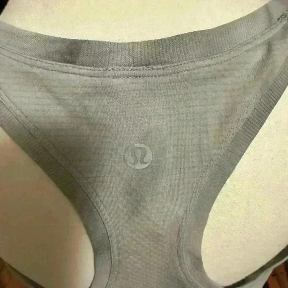 Lululemon Swiftly Tank 2.0 Race Length Size Marble Dye Rhino Grey Size 10 - Picture 7 of 10